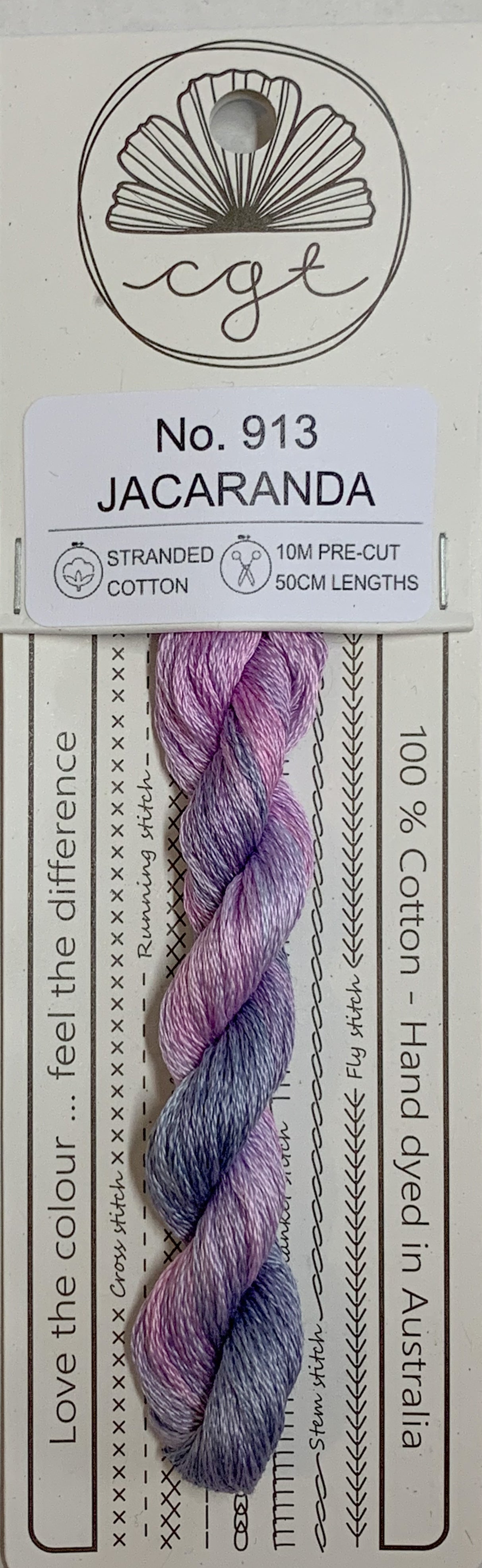 Signature Range by Cottage Garden Threads Multi-variegated Six-Stranded Floss 100 - 900s