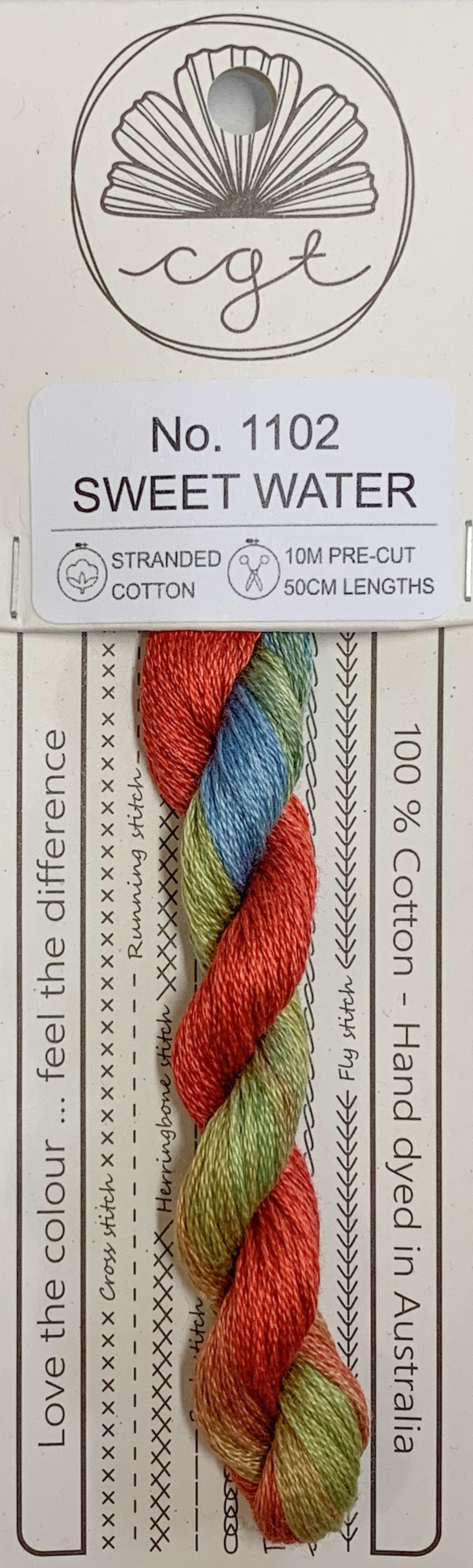 Signature Range by Cottage Garden Threads Multi-variegated Six-Stranded Floss - Retired Threads