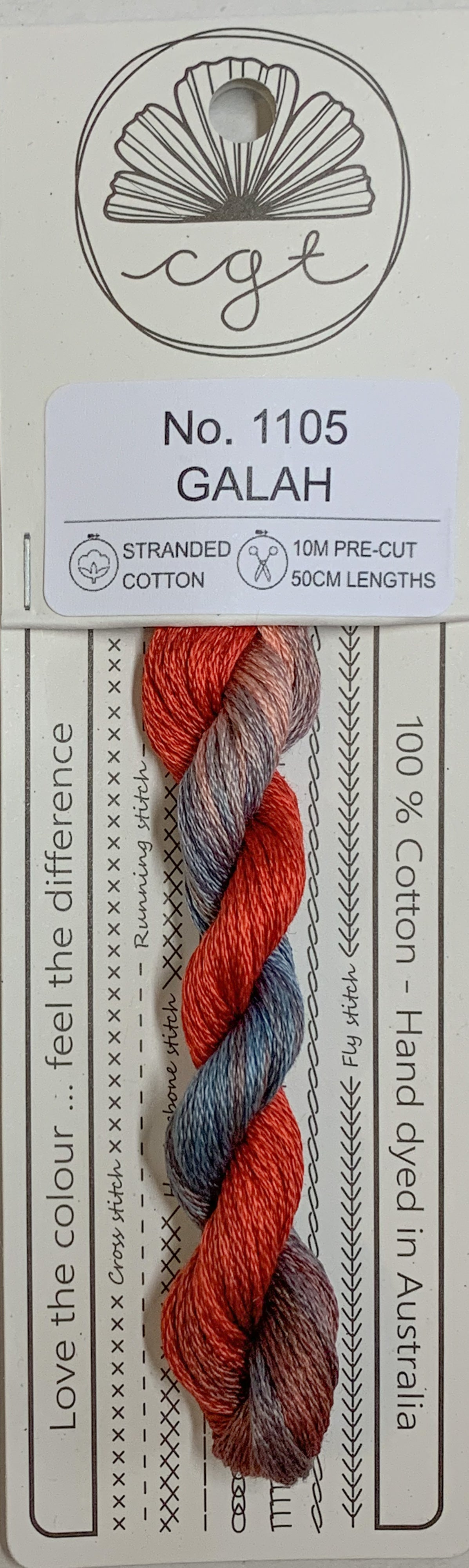 Signature Range by Cottage Garden Threads Multi-variegated Six-Stranded Floss - Retired Threads