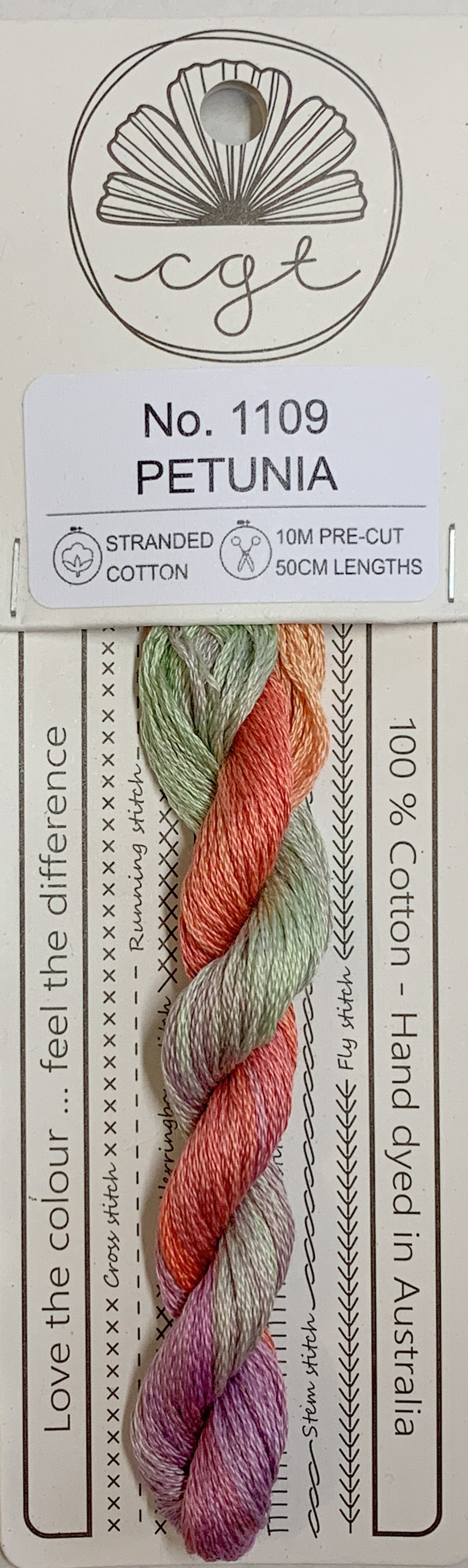 Signature Range by Cottage Garden Threads Multi-variegated Six-stranded Floss 1000 - 2000s