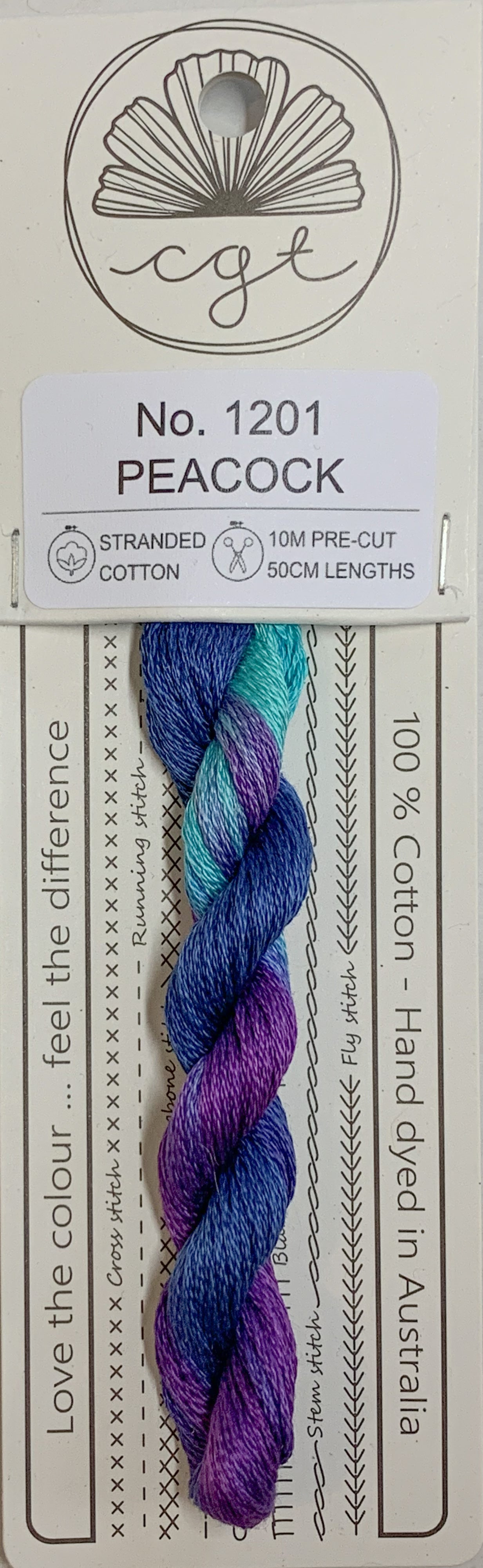 Signature Range by Cottage Garden Threads Multi-variegated Six-stranded Floss 1000 - 2000s