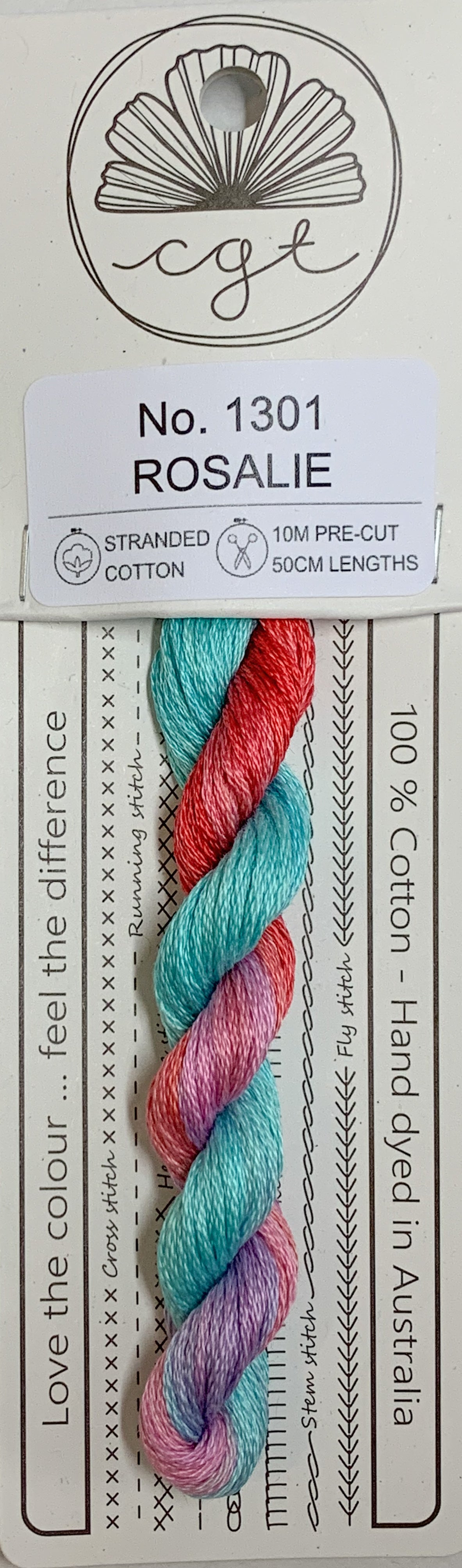 Signature Range by Cottage Garden Threads Multi-variegated Six-stranded Floss 1000 - 2000s