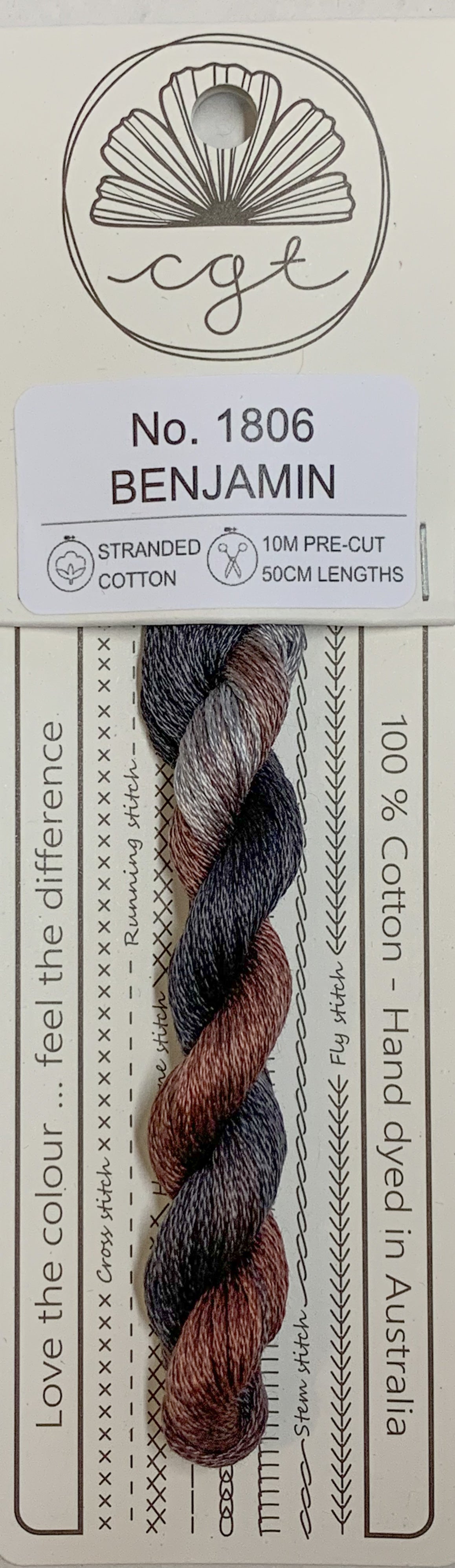 Signature Range by Cottage Garden Threads Multi-variegated Six-Stranded Floss - Retired Threads