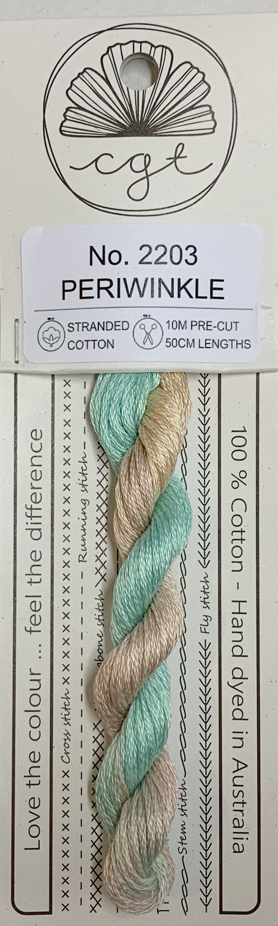 Signature Range by Cottage Garden Threads Multi-variegated Six-Stranded Floss - Retired Threads