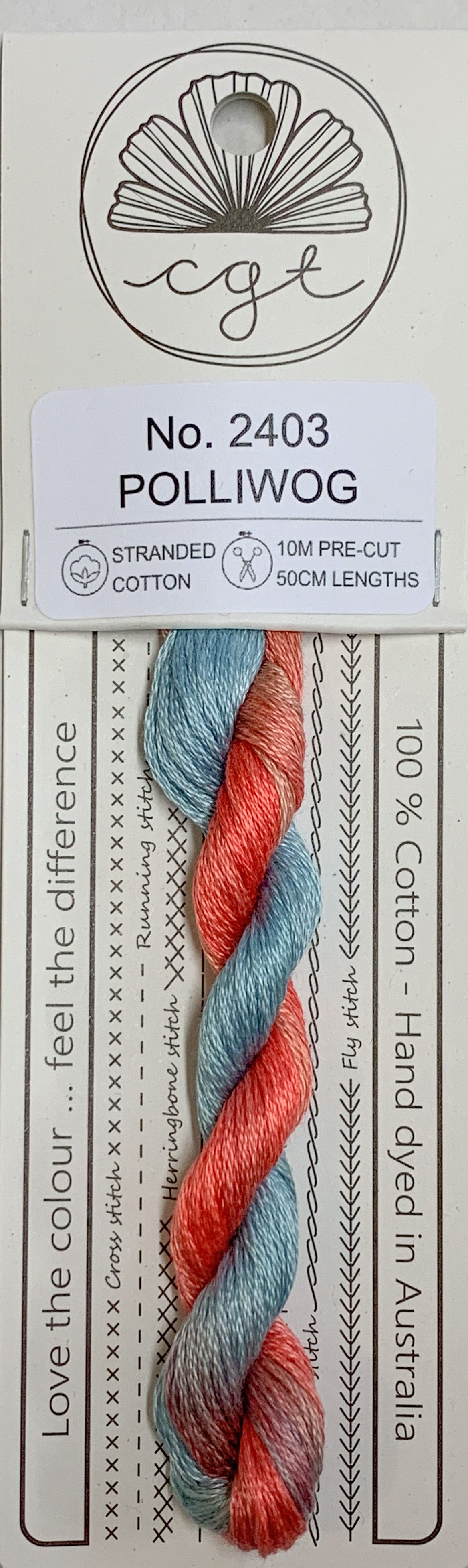 Signature Range by Cottage Garden Threads Multi-variegated Six-stranded Floss 1000 - 2000s