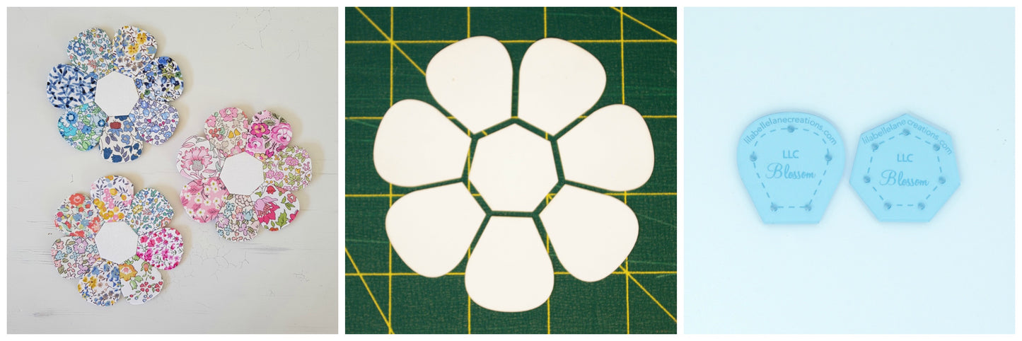 Mini Blossoms, Indulgence OR Tenderness Flowers by Lilabelle Lane - Papers and Templates