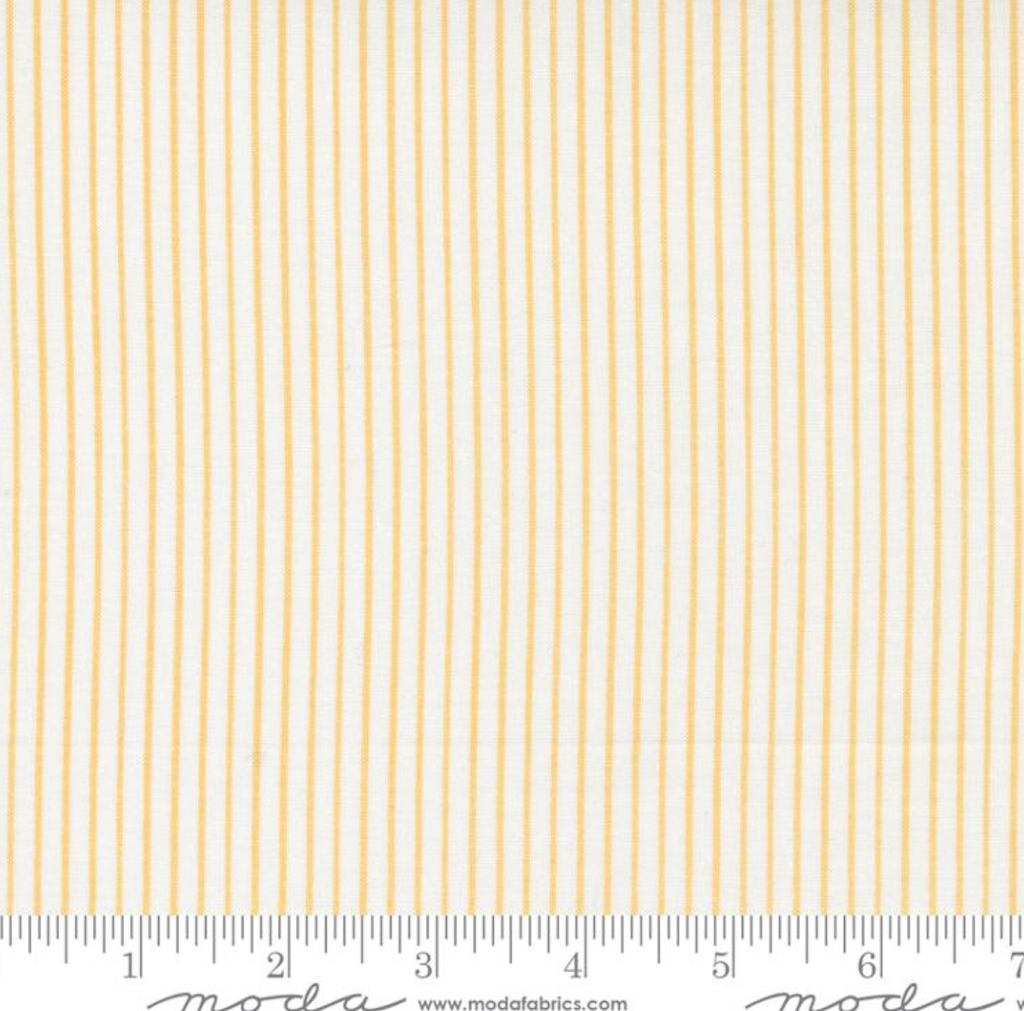 *2.5 yds Precut* Renew Collection by Sweetwater for Moda Fabrics - 55563 12 Stripes in Sunshine *end of bolt*