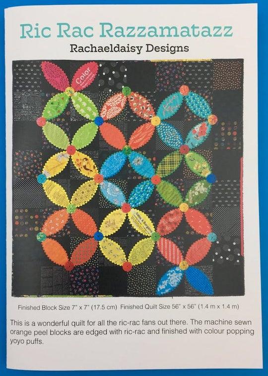 Ric Rac Razzamatazz quilt pattern by Rachaeldaisy Designs