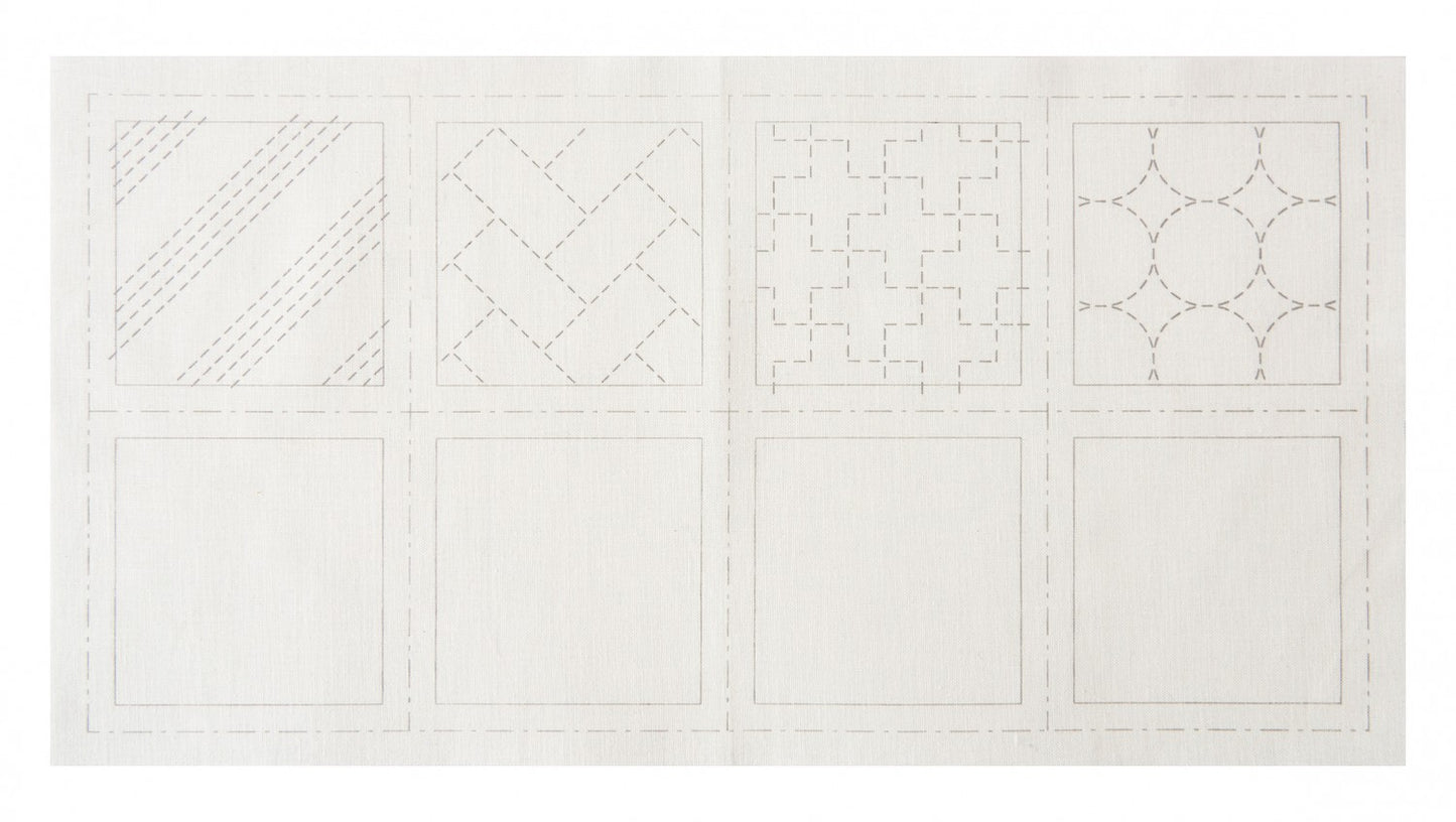 Pre-printed Sashiko Coasters by Lecien