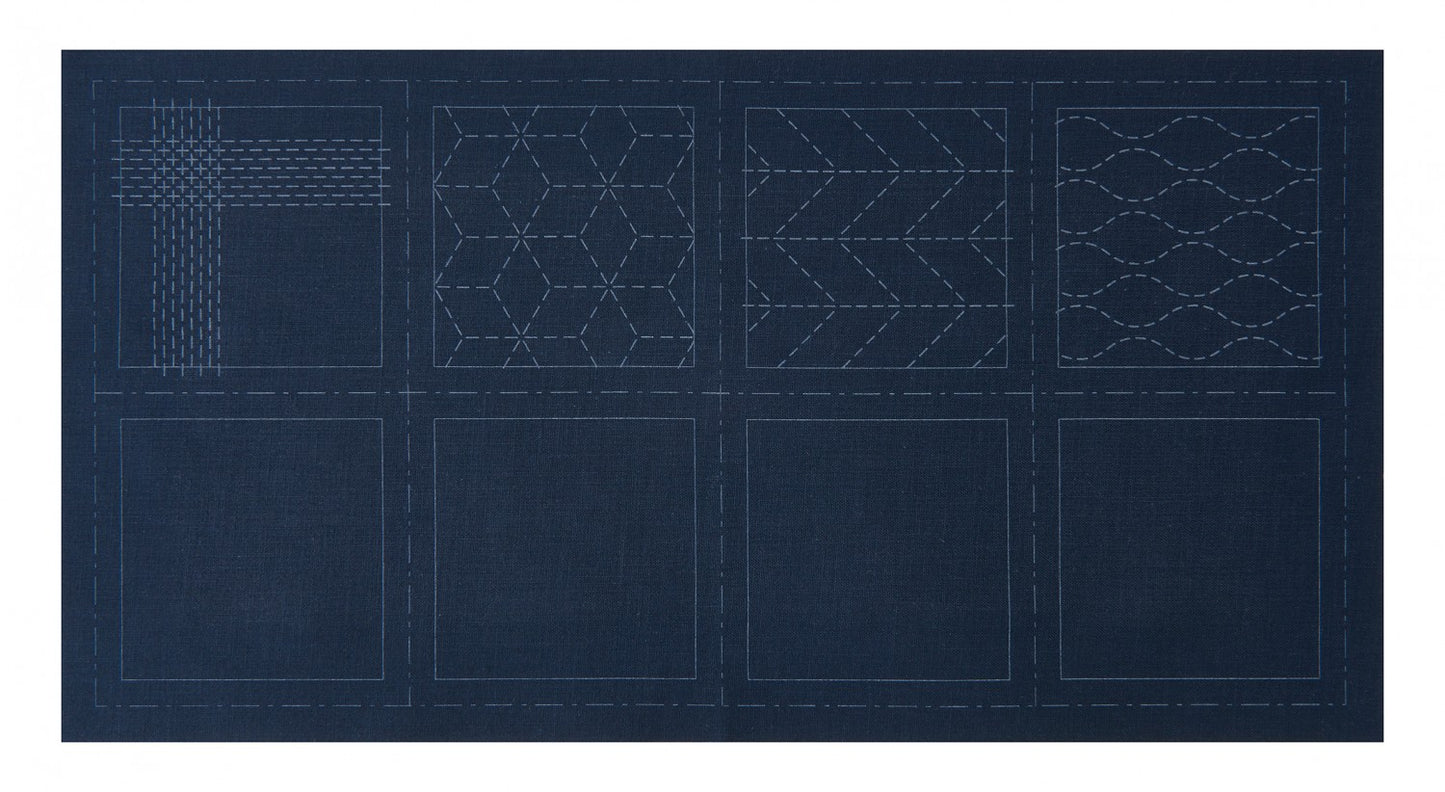 Pre-printed Sashiko Coasters by Lecien