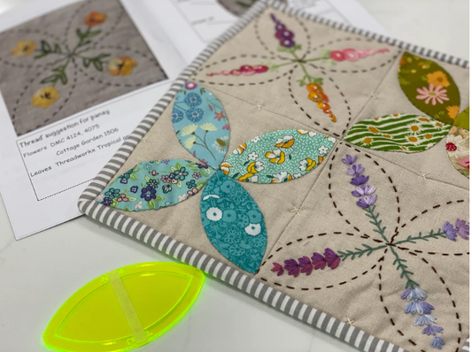 Jardin de Poche Acrylic Templates by Veronique Diligent