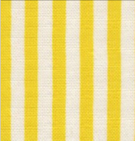 *2.75 yds Precut* Stripe by Cosmo Textiles - Yellow *end of bolt*