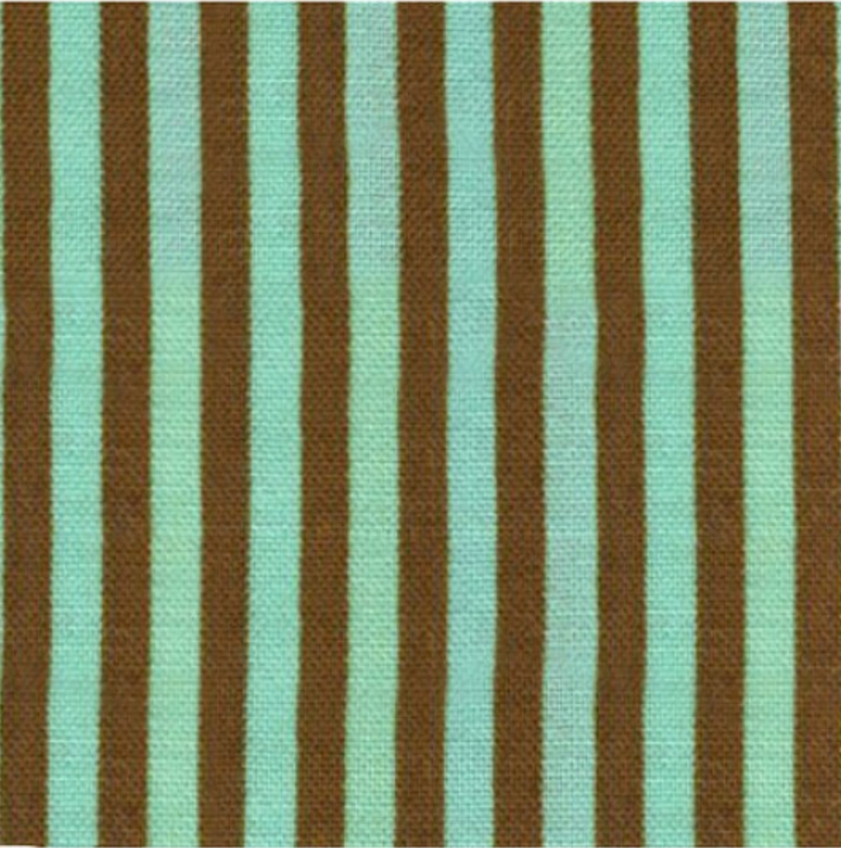 *2 Yards Precut* Stripe by Cosmo Textiles - Brown and Green *end of bolt*