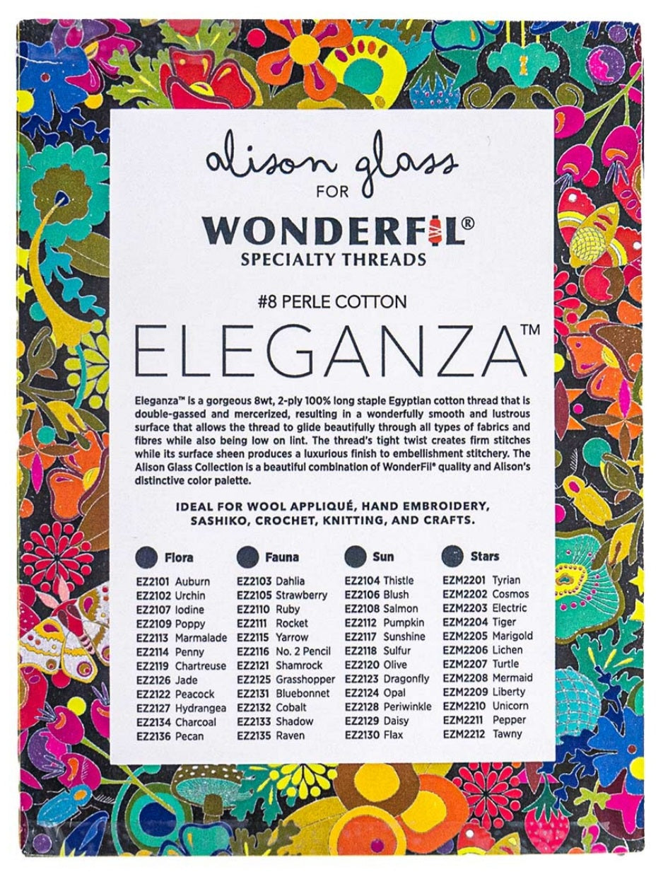 Perle Cotton Thread Box by Alison Glass for WonderFil - Flora