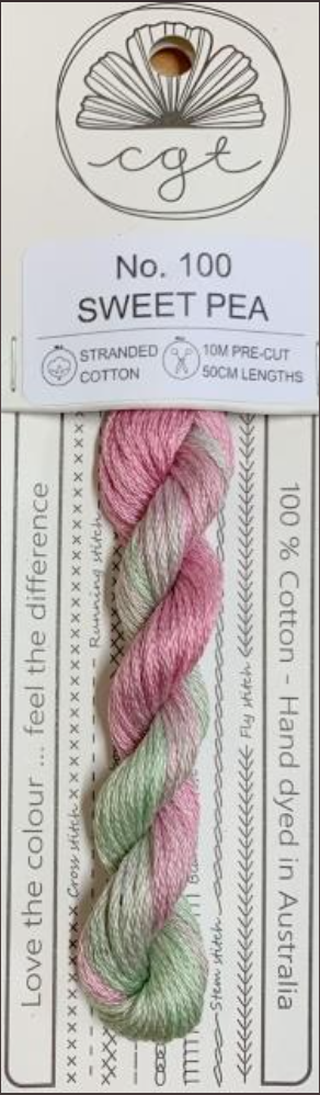 Signature Range by Cottage Garden Threads Multi-variegated Six-Stranded Floss 100 - 900s