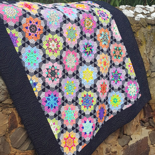 Stargazer Quilt Pattern and Paper Piece Kit by Lilabelle Lane Creations
