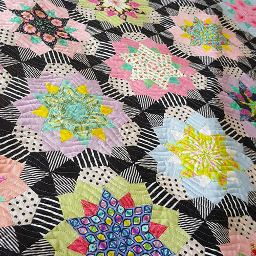 Stargazer Quilt Pattern and Paper Piece Kit by Lilabelle Lane Creations