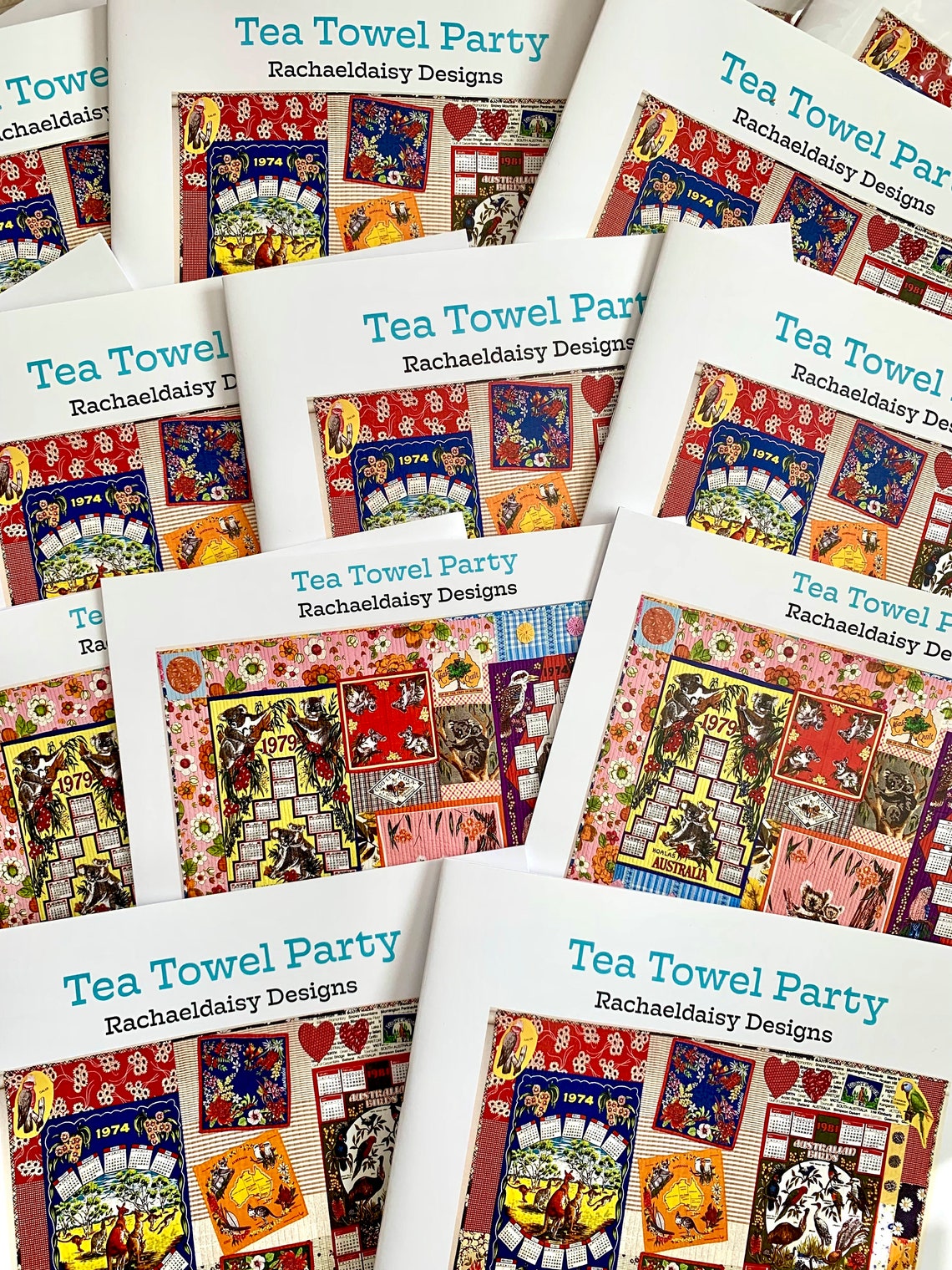Tea Towel Party quilt pattern by Rachaeldaisy Designs