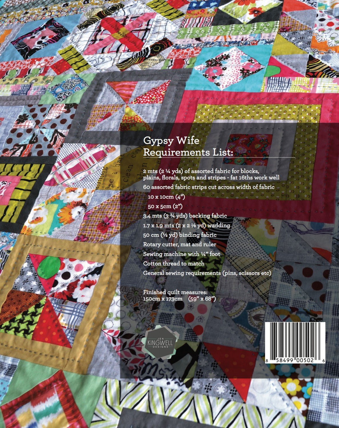 Wanderer's Wife Quilt Pattern By Jen Kingwell Designs