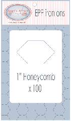 1 inch Honeycomb EPP iron ons by Hugs'n Kisses