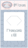 1 inch Honeycomb EPP iron ons by Hugs'n Kisses