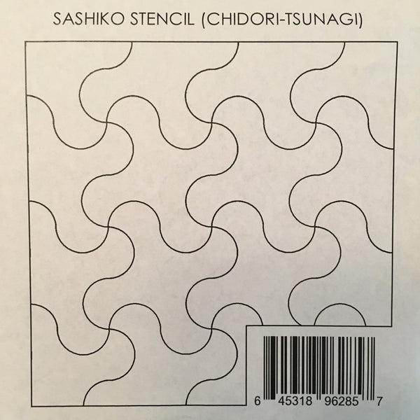 Sashiko Stencil by QH Textiles - Chidori Tsunagi 2 – Red Thread Studio