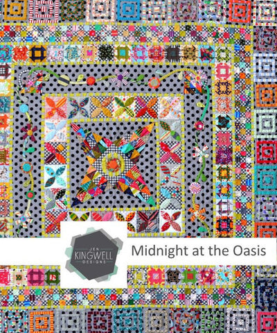 Midnight At The Oasis Quilt Pattern by Jen Kingwell Designs