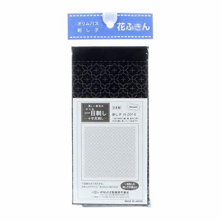 Sashiko Sampler Juji-hanazashi H-1016/H-2016