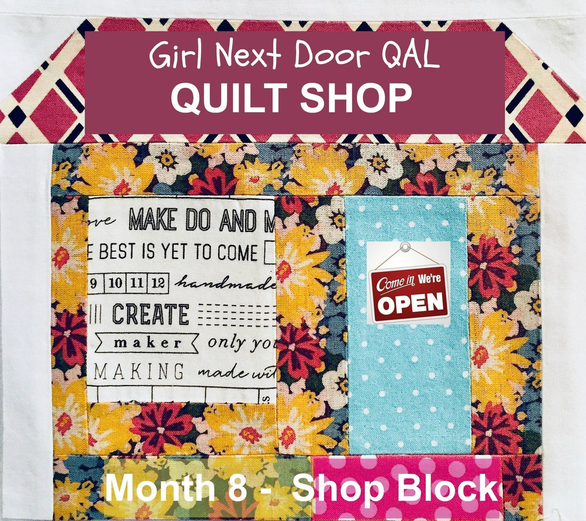 Red Thread Studio Girl Next Door Quilt-Along – Red Thread Studio