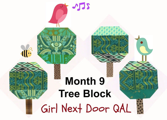 Girl Next Door - Month 9 - Tree Block