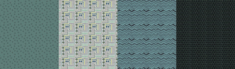 Greenstone Collection by Jen Kingwell for Moda Fabrics - Lollies Serenity 18228 11
