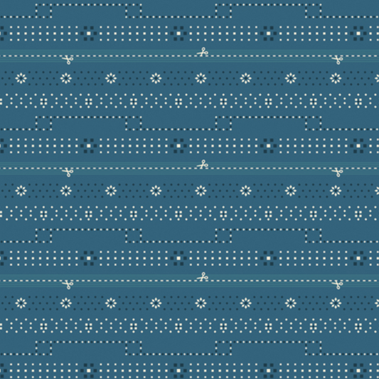 2.5 Edition Binding Collection by Art Gallery Fabrics - BIN 25113 Bandana Bound Denim