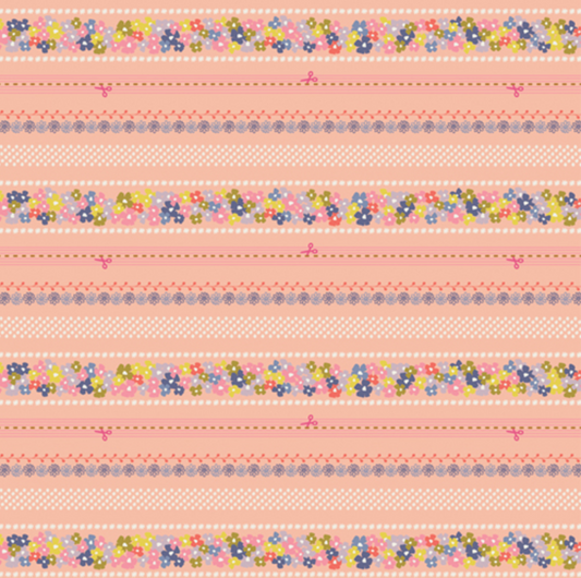 2.5 Edition Binding Collection by Art Gallery Fabrics - BIN 25104 Floriculture Bound Blush