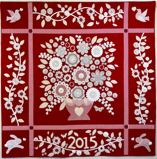 NEW: Blooming Doilies quilt pattern by Rachaeldaisy Designs **More Arriving Early/Mid January; Reserve Yours Now!**