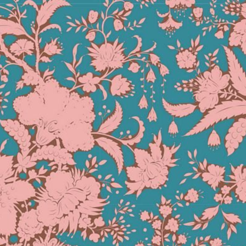 Bloomsville Abloom Collection by Tilda - TIL 110073 Petrol