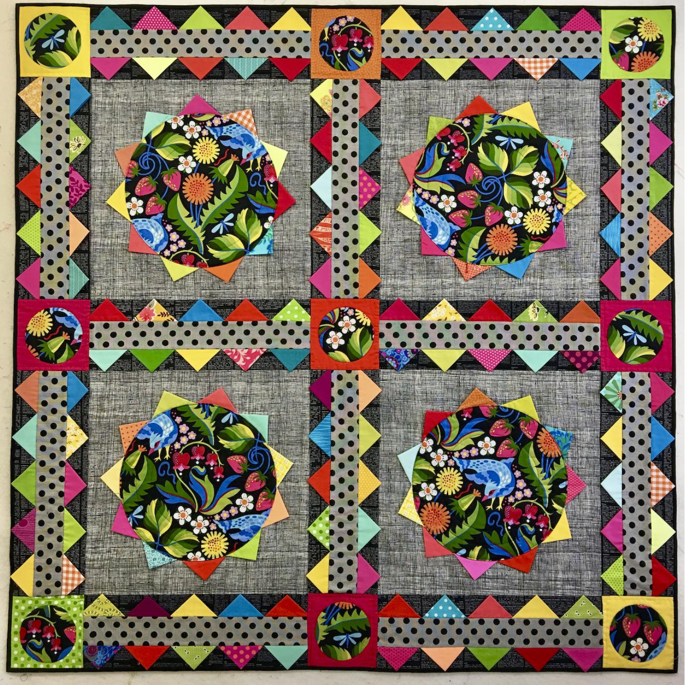 NEW: Carnival Dance quilt pattern by Rachaeldaisy Designs **More Arriving Early/Mid January; Reserve Yours Now!**