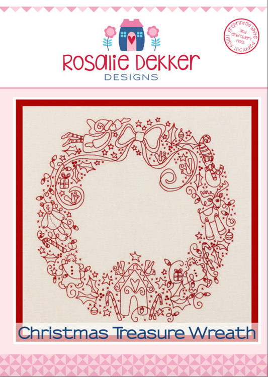Christmas Treasures Wreath by Rosalie Dekker Designs