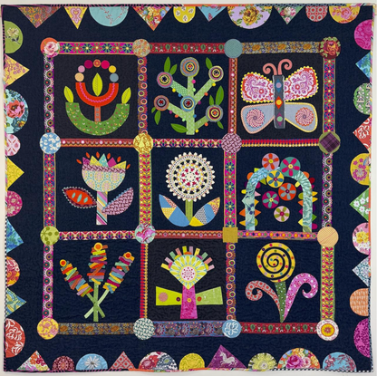 NEW: Chunky Blooms quilt pattern by Rachaeldaisy Designs ** More Arriving Early/Mid January; Reserve Yours Now!**
