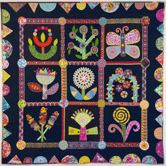 NEW: Chunky Blooms quilt pattern by Rachaeldaisy Designs ** More Arriving Early/Mid January; Reserve Yours Now!**