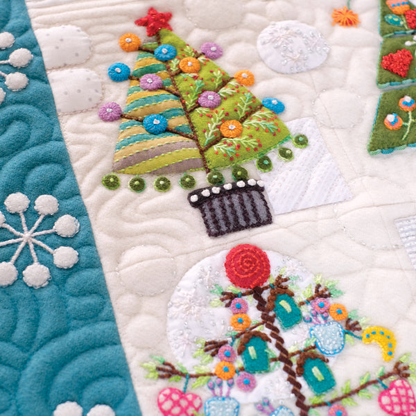 Tinsel Wool Block of the Month by Sue Spargo Starts January 2024