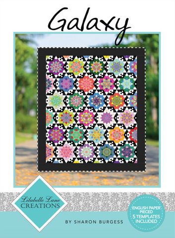 Galaxy Quilt Complete EPP and Acrylic Template by Lilabelle Lane - Full set