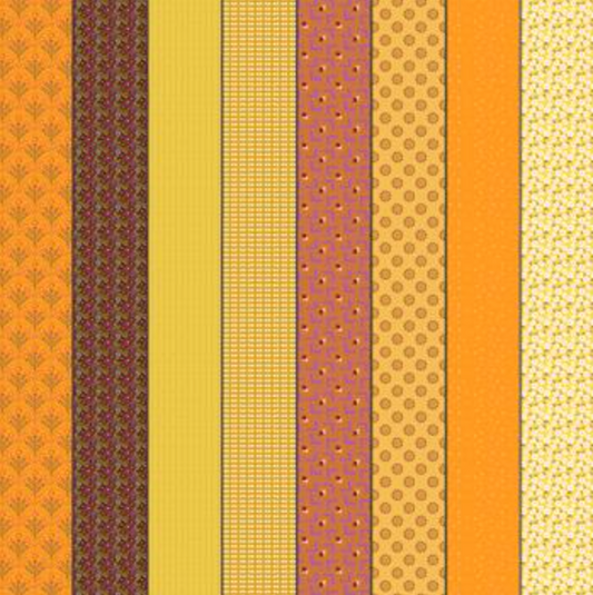 Gathered Lollies designed by Jen Kingwell for Moda - 18293 11 Hazel Four Blender