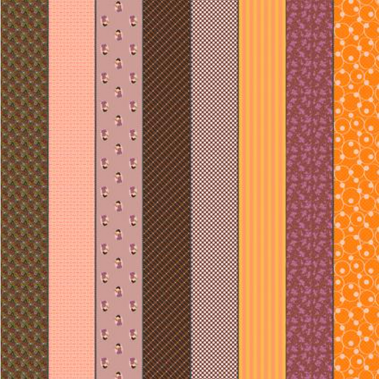 Gathered Lollies designed by Jen Kingwell for Moda - 18291 11 Hazel Two Blender