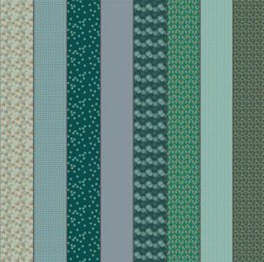 Gathered Lollies designed by Jen Kingwell for Moda - 18297 12 Trentham Eight Blender