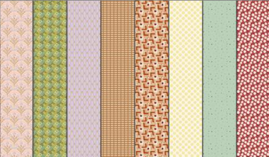 Gathered Lollies designed by Jen Kingwell for Moda - 18293 12 Trentham Four Blender