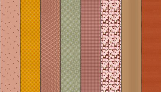 Gathered Lollies designed by Jen Kingwell for Moda - 18292 12 Trentham Three Blender