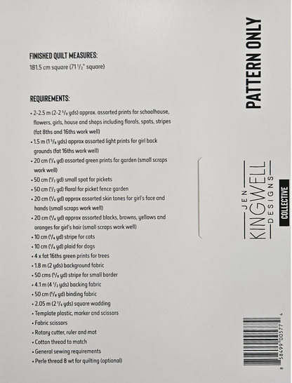 Girl Next Door Quilt Pattern by Louise Papas for Jen Kingwell Design Collective