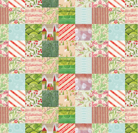 Holly Jolly by Cori Dantini for Free Spirit Fabrics - PWCD010.XMULTI Jolly Patches