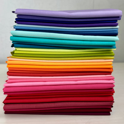 Art Gallery Fabrics PURE SOLIDS - Fabric Bundle of the Month Program **Start Anytime - Registration Fee Only**