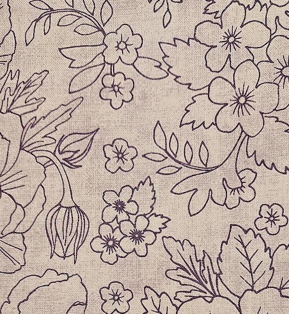 *1 yd Precut* Lilac & Sage by Punch Studio for RJR Fabrics - Lilac Toile PS104 *end of bolt*